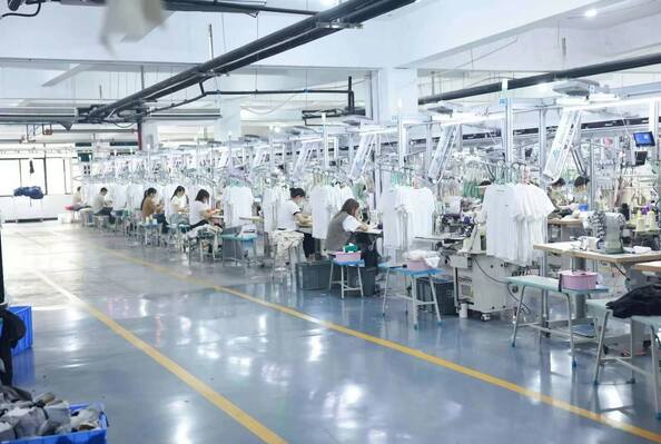 Guangzhou Odin Apparel Co., Ltd.， linha de produção do fabricante