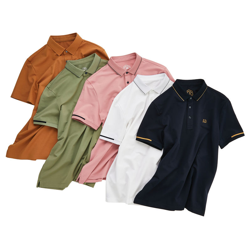 Casual Golf Mulheres Polo camisas personalizadas Multicolor com logotipo bordado