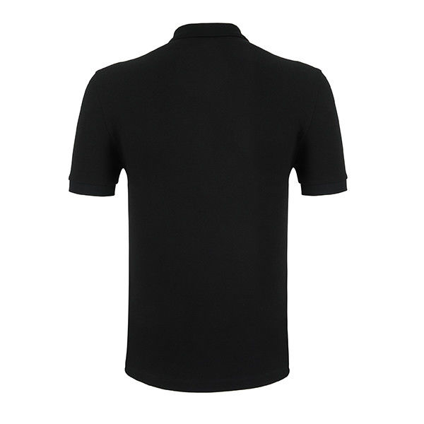 Camisa de polo masculina de estilo casual com cores personalizadas e logotipo bordado