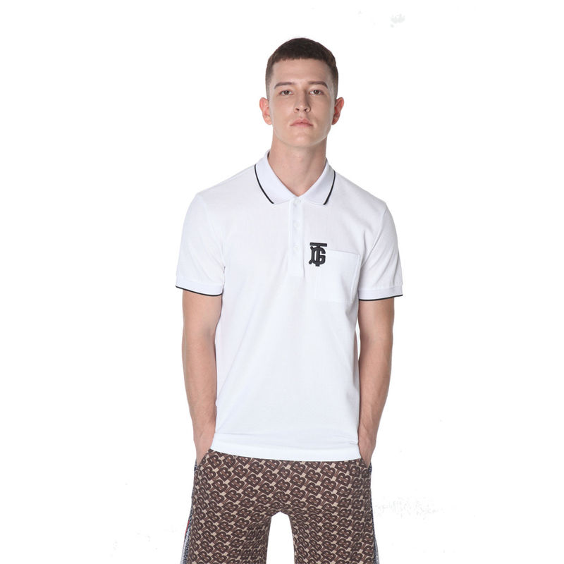 100% de algodão camisas de polo masculino sustentável com logotipo personalizado