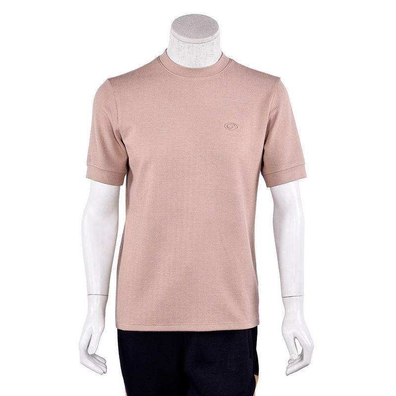T-shirts simples femininos com logotipo personalizado e tecido respirável de secagem rápida