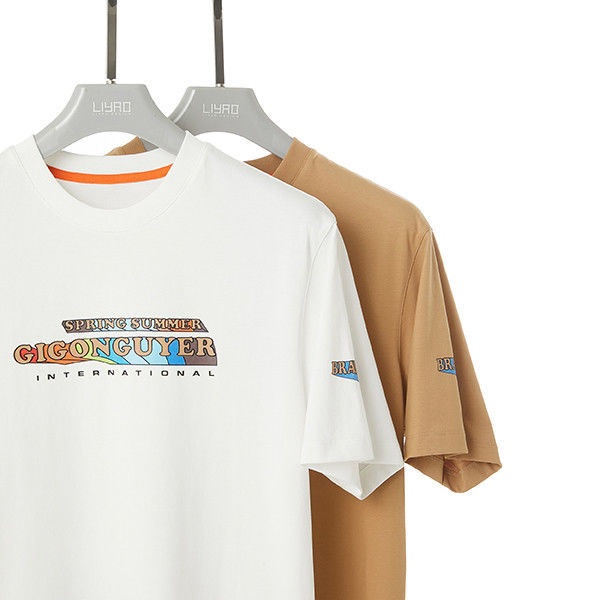 Logotipo de padrão camiseta masculina 100% tecido de algodão para S-6XL Plus tamanho e ajuste personalizado