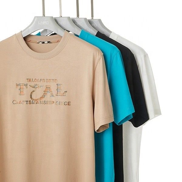 Cotton Plain Custom Homens T-shirts de grande porte Manga curta logotipo de costura