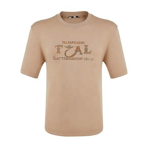 Cotton Plain Custom Homens T-shirts de grande porte Manga curta logotipo de costura