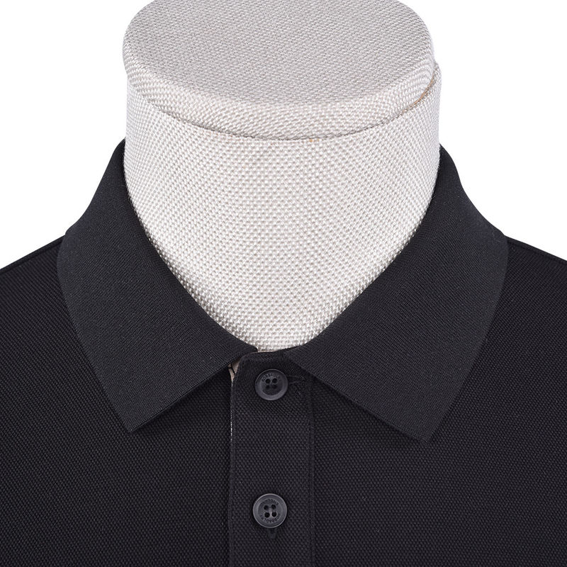 Logotipo padrão camisas de polo personalizadas camisa de coleira de manga longa de algodão mais popular