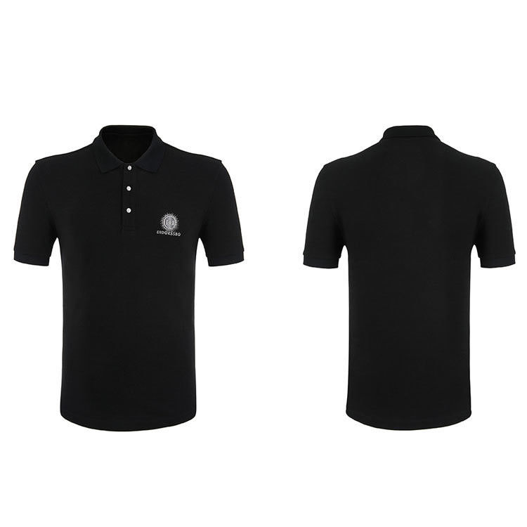 Camisas de polo masculino com 100% algodão / 95% 5% tecido de spandex cor personalizada