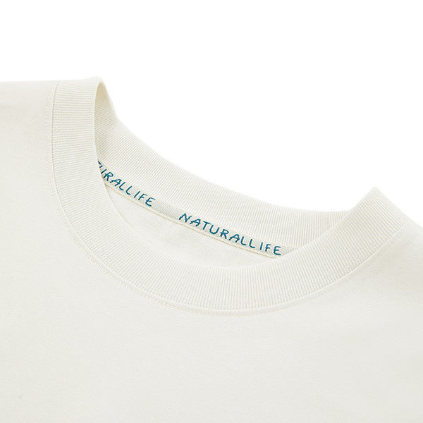 Logotipo de cor personalizado Camisola de algodão 100% bordada Impressão grande
