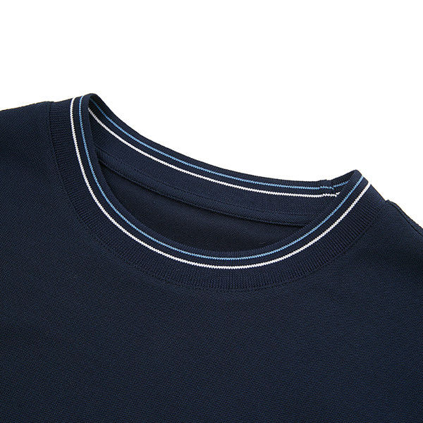 T-shirts femininos personalizados de tamanho grande 320 Gsm Tecido de tricô Anti-rugas