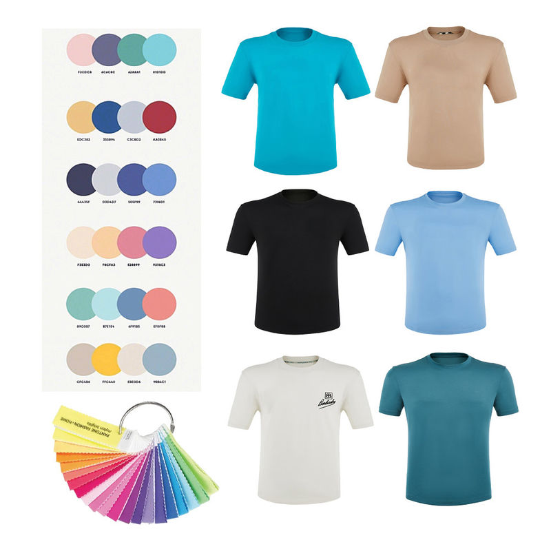 100 Cotton Gym T-Shirt de tamanho grande T-Shirts esportivos masculinos de verão Estilo de logotipo personalizado