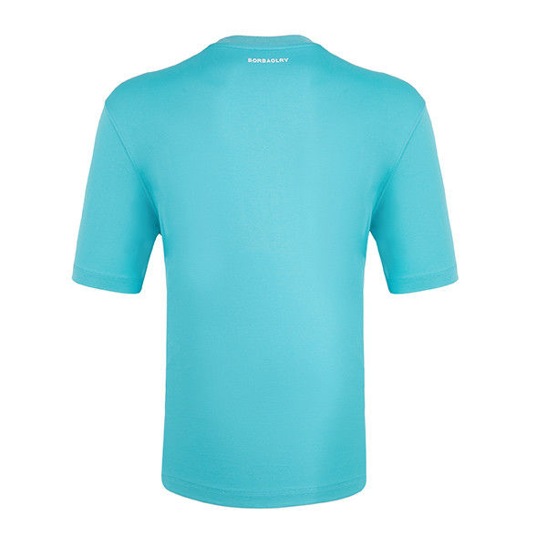 Fast Puff Print Design 250gm camiseta masculina para uso diário de escritório e desporto