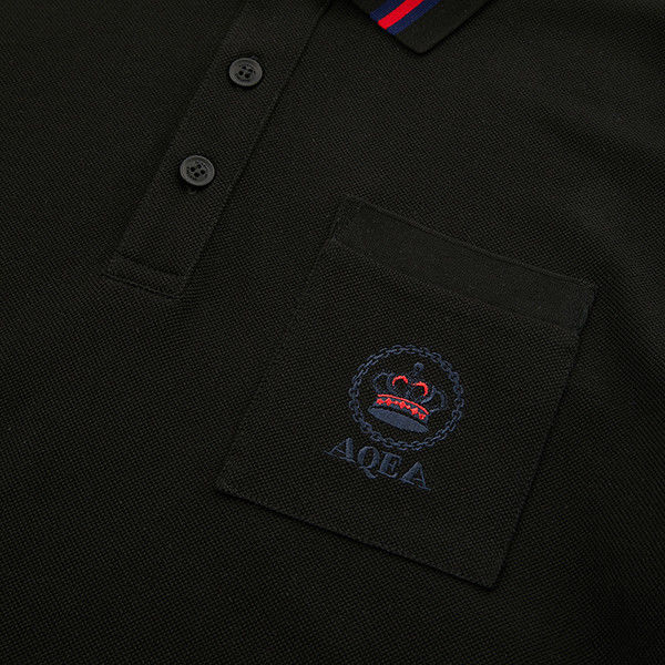 T-shirt de pólo simples de verão para homens com logotipo personalizado e colarinho para baixo