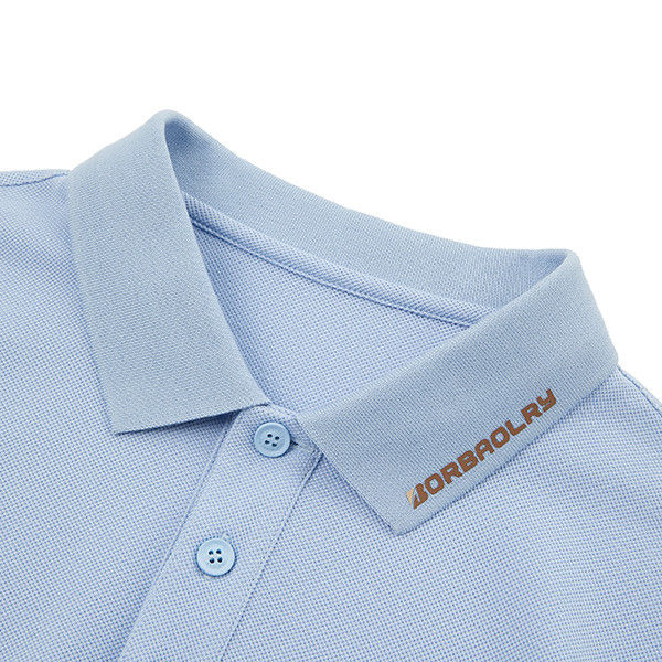 Logotipo de cor personalizada Verde Azul Camisa de Polo Esportivo 2024 O mais novo tecido confortável Peso 170-210 gramas