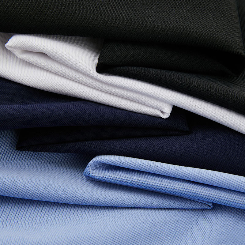 Camisa de pescoço respirável Tecido 100% de algodão para homens Crianças de tamanho grande