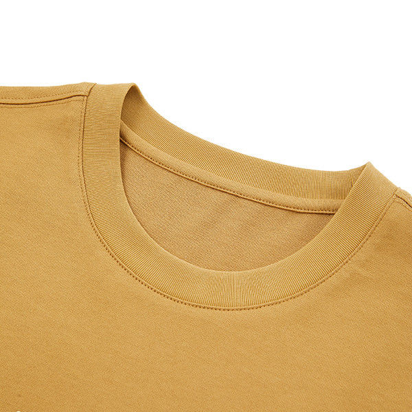 Camiseta Homem Seca Rápida de Algodão 100 Camiseta Pesada O-Neck Crewneck com Design Personalizável