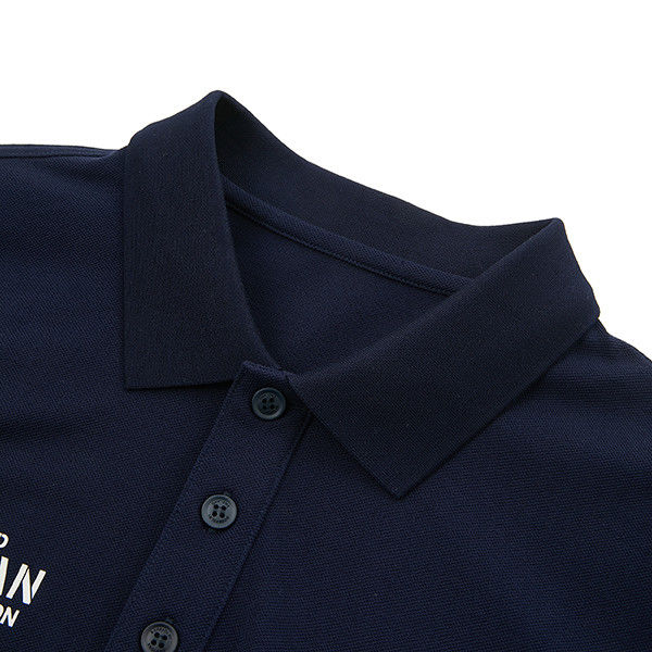 Camisas de polo bordadas para homens 95% algodão 5% espandêx camiseta de manga curta Slim Fit