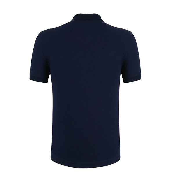 Camisas de polo de manga curta para homens com logotipo personalizado e peso de tecido de 170-210 gramas