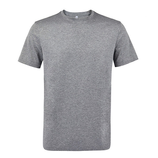 T-shirt desportivo de tecido de malha Manga curta 180 gramas para uso diário no escritório