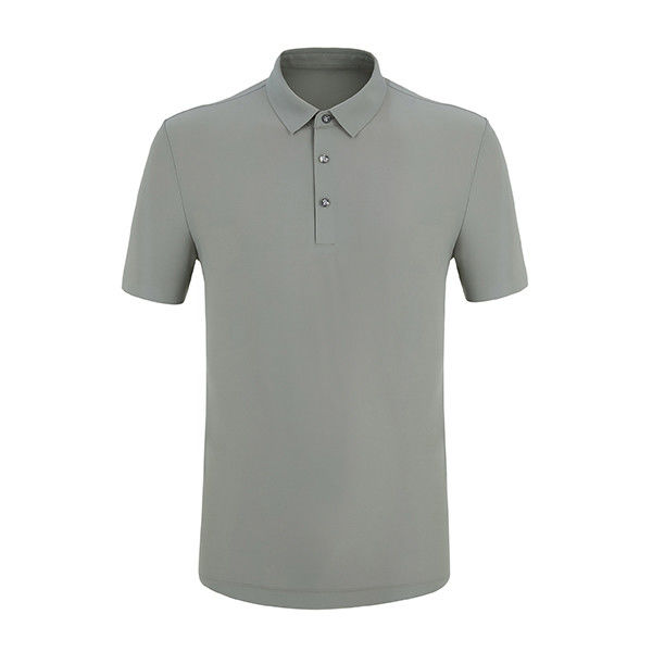 Cores personalizadas Verão Anti-Rrugas Camisa de Polo Plain para Homens em Dry Cool Fit