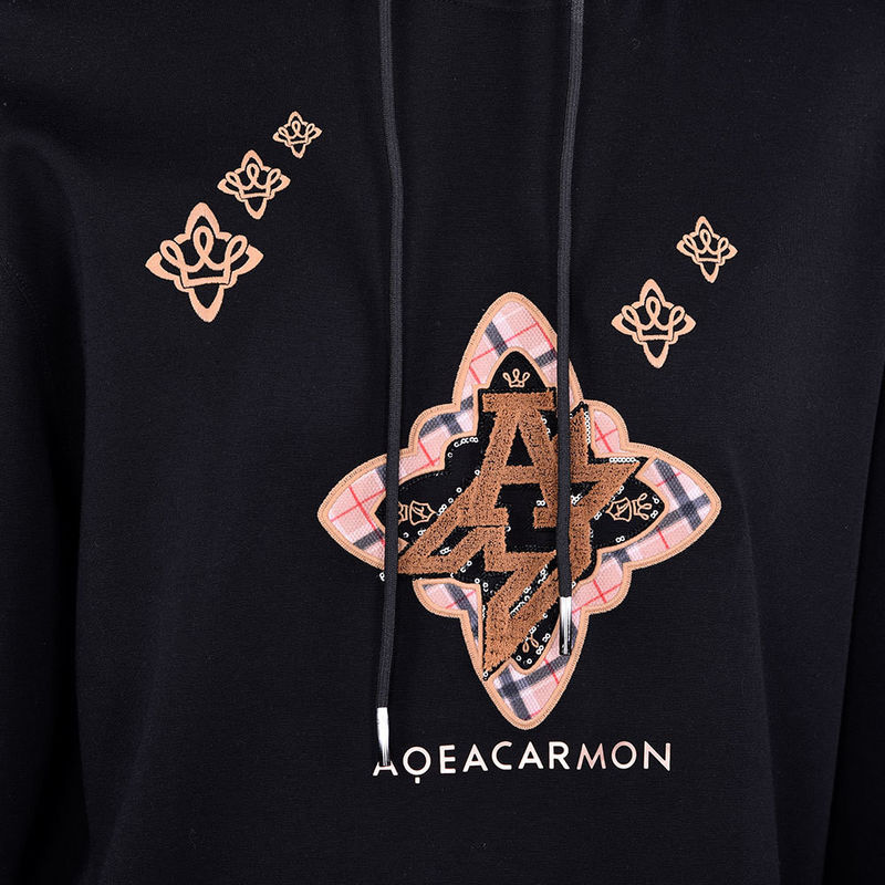 Jogging Homens de algodão Hoodie Sweat Wicking Logotipo padrão personalizado 450Gsm Para esportes