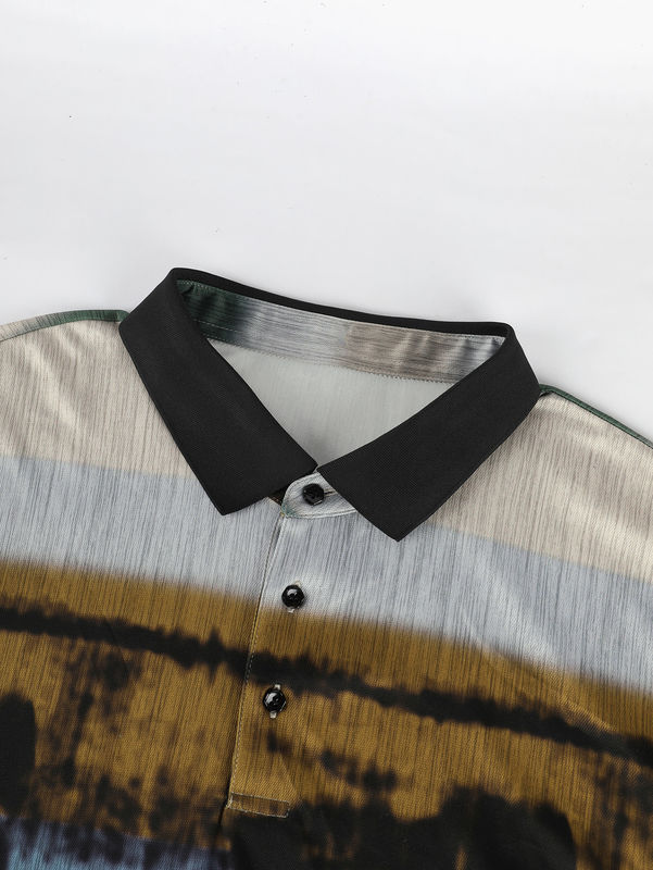 Cotton Blend Crianças camisas de pólo respiráveis em várias cores e impressões divertidas