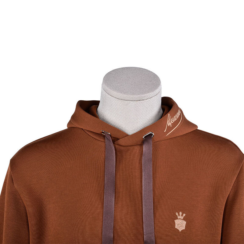 Moletom com capuz 100% algodão de alta qualidade, confortável e de alta qualidade, moletom liso e grosso casual para homens, conjunto de calças