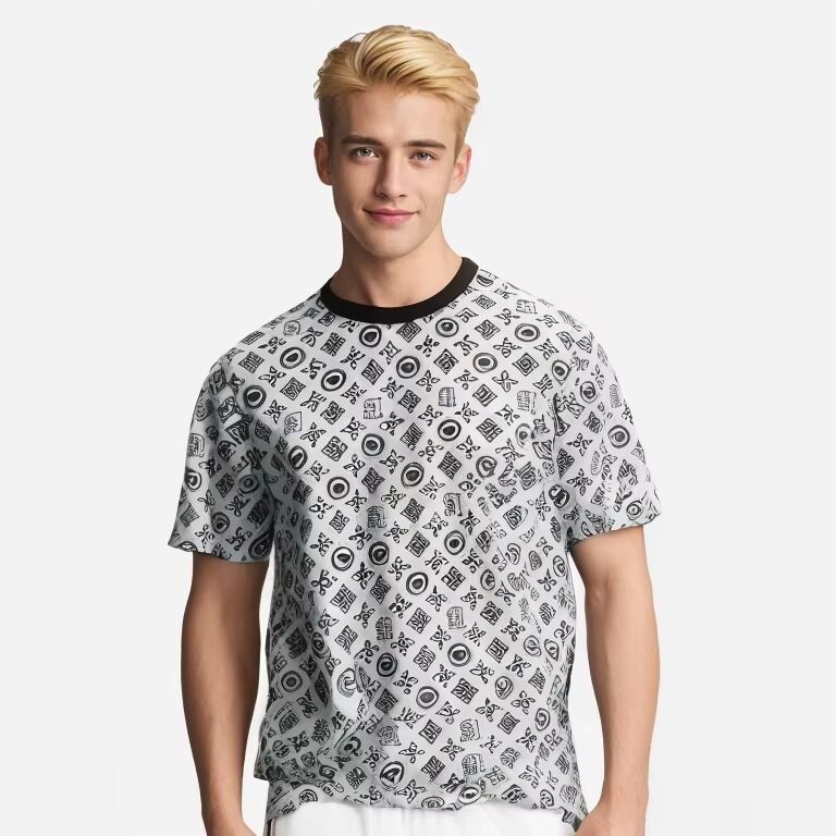 Camiseta masculina de manga curta com lapela vintage lavada e logotipo personalizado para venda direta no atacado