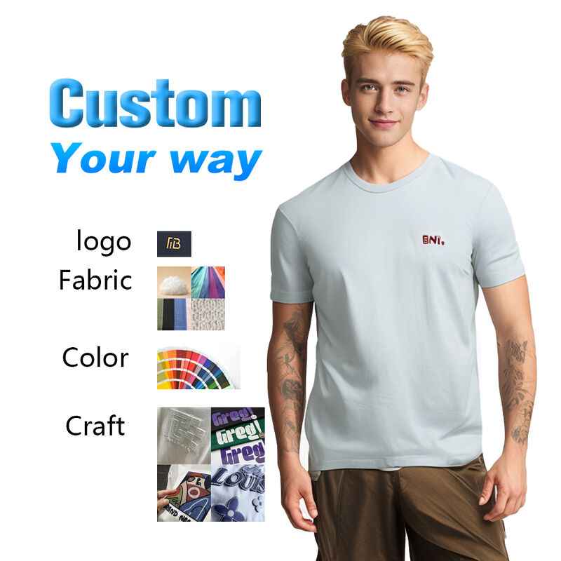 Camisetas Esportivas Masculinas de Algodão Respirável de Verão com Gola Redonda Soltas para Esportes ao Ar Livre, Roupas