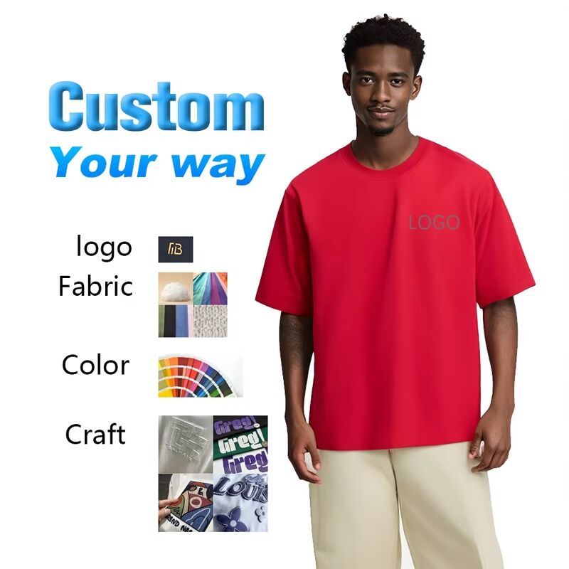 Summer Round Neck Casual Moda Manga curta T-shirt de algodão roupa desportiva top solto em stock