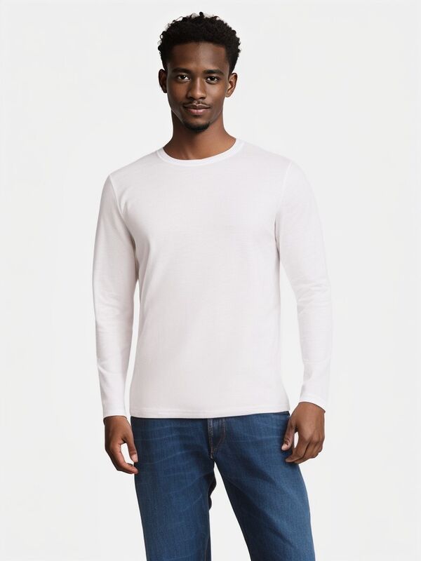 Camiseta 100% Algodão Retardante de Chamas Manga Longa Moletom Resistente ao Fogo Roupa de Segurança FR para Soldagem