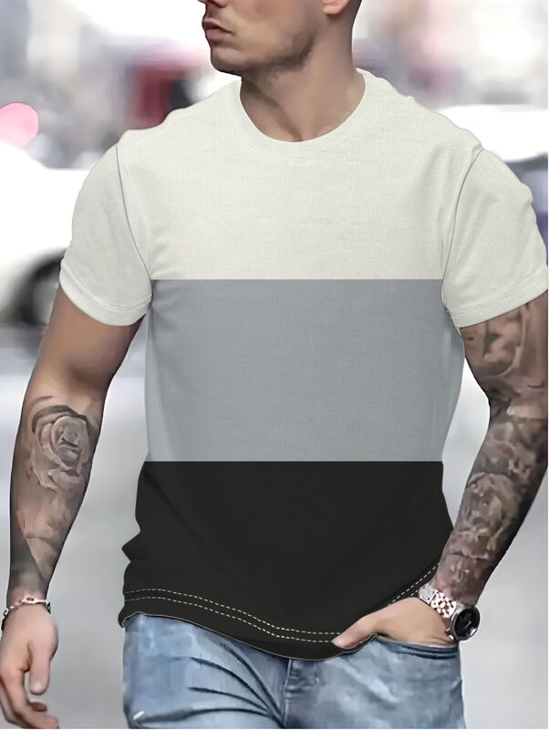 T-shirt masculino de duplo feitiço poliéster secar rápido confortável logotipo de sublimação personalizado ginásio camisetas esportivas para homens