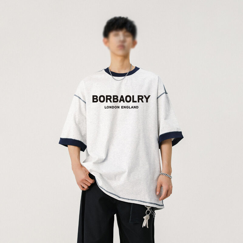 Camiseta Premium de Algodão Unisex Fabricante de Camisetas Designer Camiseta Lisa Personalizada para Impressão