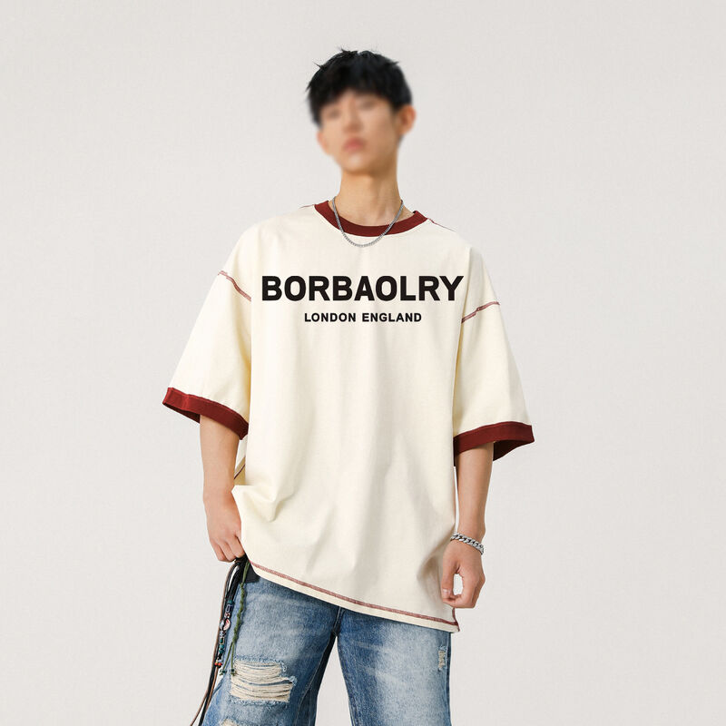 Camiseta Premium de Algodão Unisex Fabricante de Camisetas Designer Camiseta Lisa Personalizada para Impressão