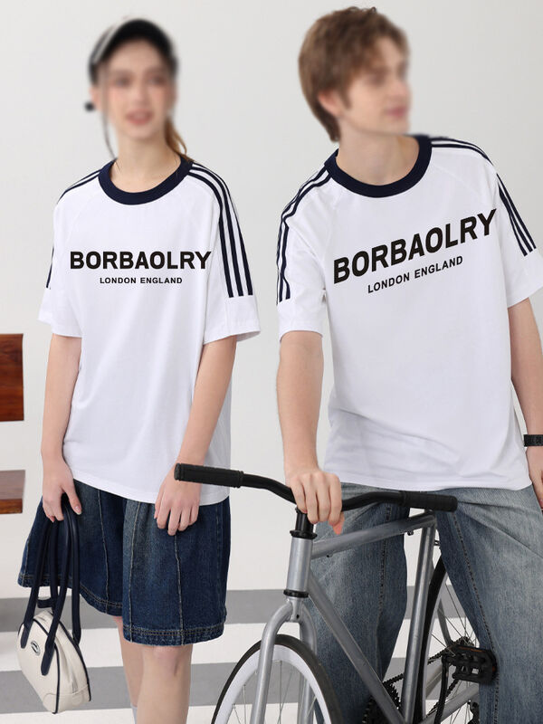 Camiseta com Logo Personalizado Estilo Casual com Impressão Digital em Baixo MOQ Pedido Urgente para Homens/Mulheres/Crianças