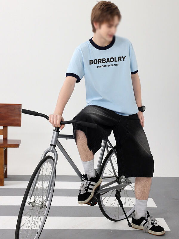 Camiseta de Designer de Marcas Famosas Mais Vendida de Algodão Puro Camiseta de Luxo Tendência Masculina Roupas de Designer Bonitas