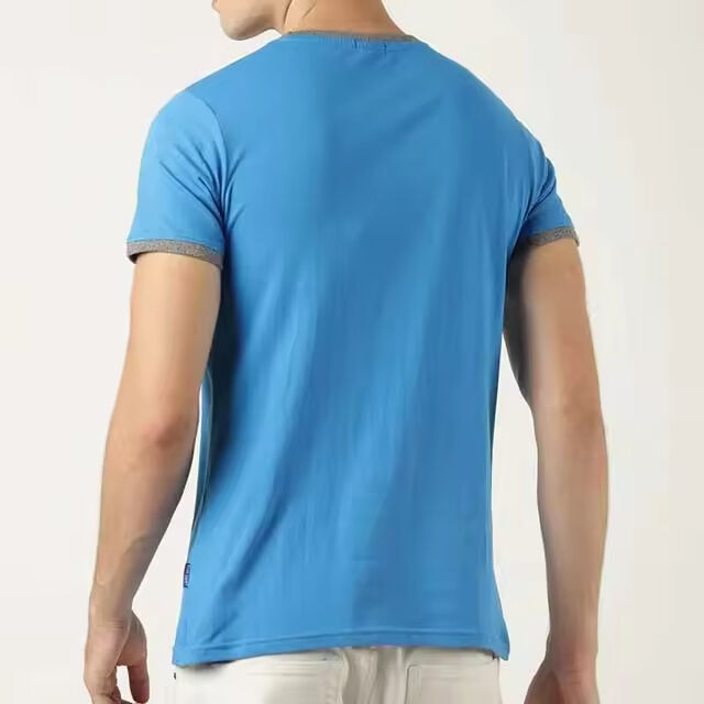 Camiseta Masculina de Verão 2025 Algodão Tecido Modelagem Solta Personalizada Atacado OEM Suportado Nova Camiseta Boa a Preço Barato
