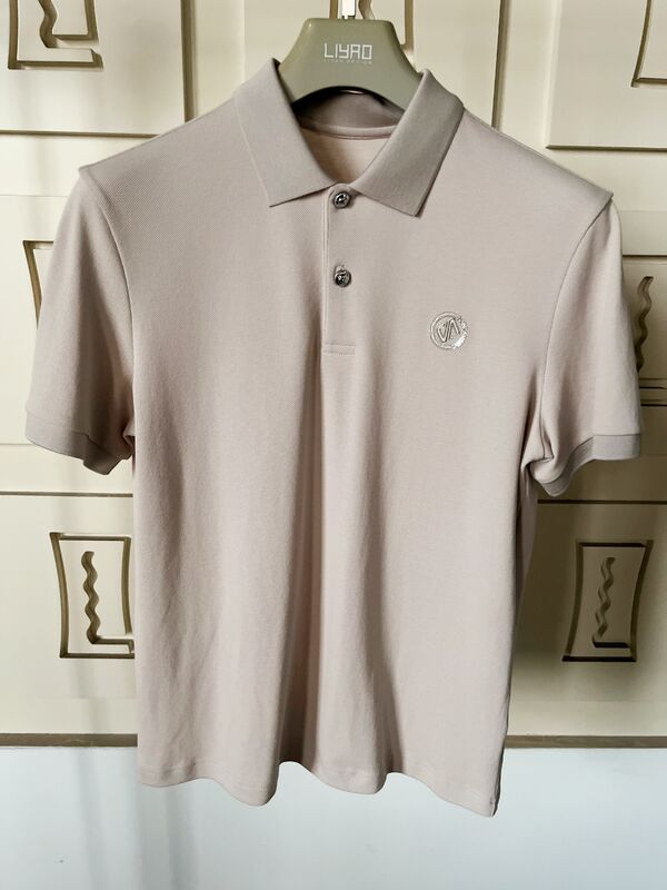 T-shirts de alta qualidade de algodão logotipo bordado ou logotipo de impressão automática Casual Brand City Polos