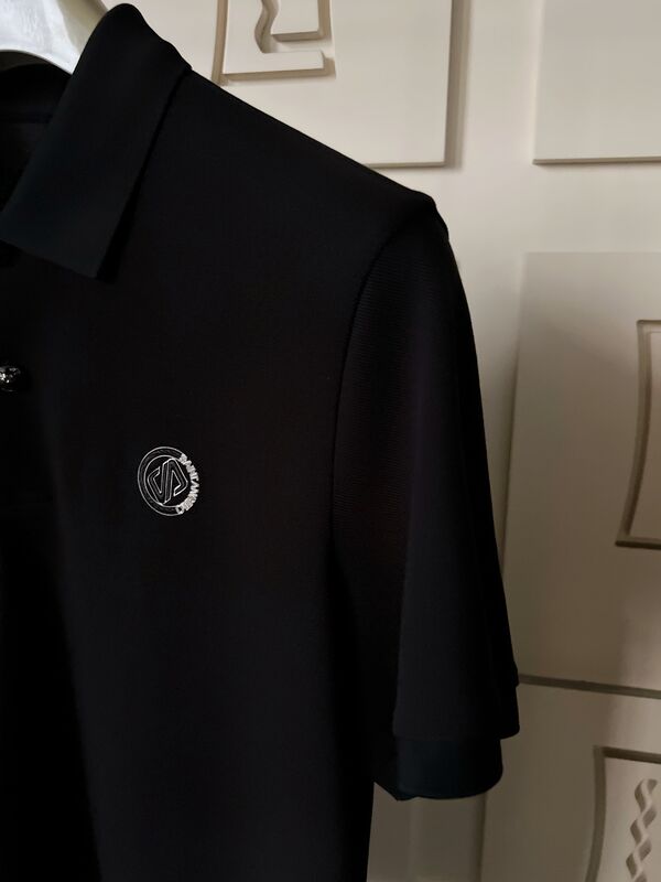 T-shirts de alta qualidade de algodão logotipo bordado ou logotipo de impressão automática Casual Brand City Polos