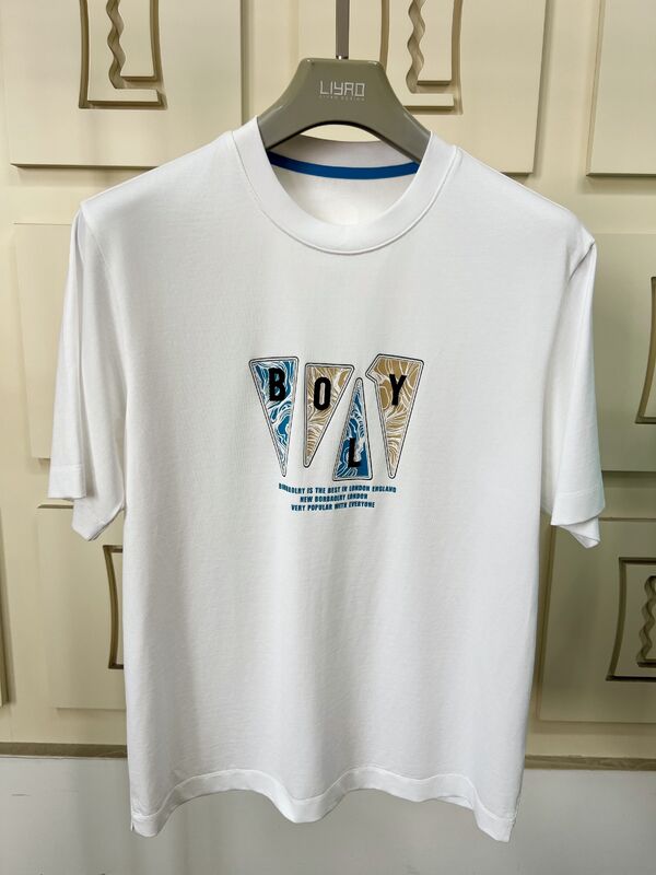 T-shirts com manga curta, t-shirts com bordados e impressão gráfica, t-shirts multi-color, t-shirt 100% algodão