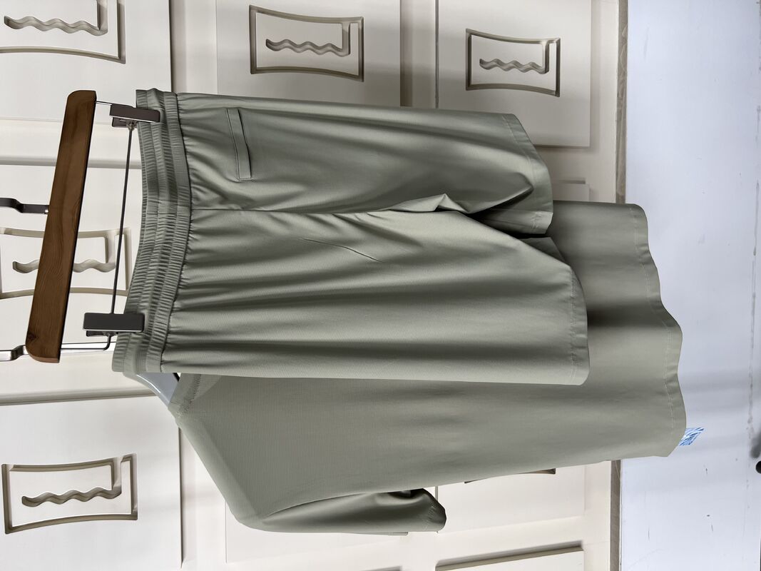 Venda Quente Homens Verão Respirável Sólido Leve Polo Manga Curta Conjuntos Poliéster / Tecido de Algodão