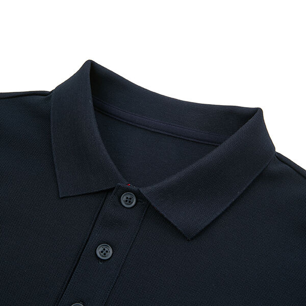 Camisetas de algodão liso de manga comprida, elásticas e confortáveis para a pele, moda masculina, camisetas polo de alta qualidade