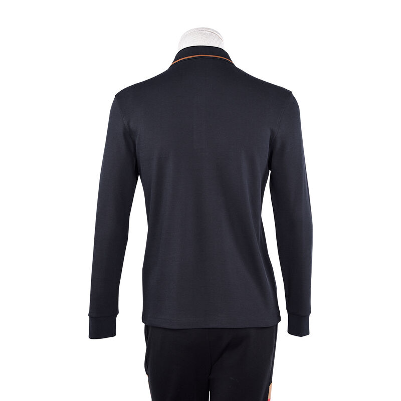 Dimensão de cor personalizada Logo Plain Anti-Pilling Premium Designer Mens Polo Shirt Feito Negócios Manga Longa Polo Shirt