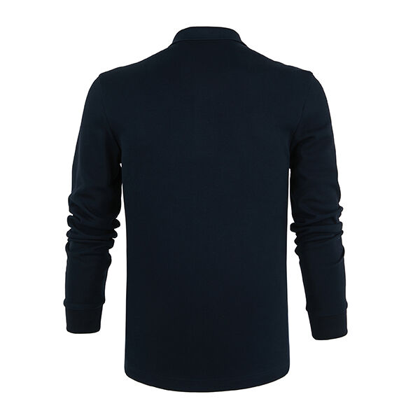 Camiseta confortável de forma regular de manga longa personalizada Camiseta de polo personalizada