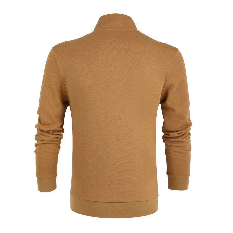 Camiseta Polo Personalizada Manga Longa Camiseta Polo Polo Masculina Logo Personalizado Zíper Manga Longa Gola Alta Business