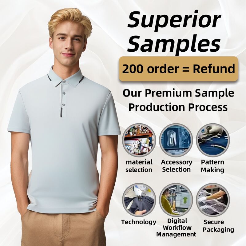 Loja Nova Tendências Simples Custom Sport Golf Quente Seco Camisa de ginástica Respirável Manga Curta Tops Polo