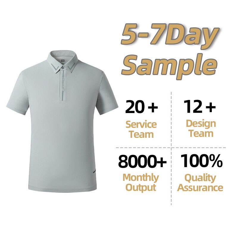 Design de Logo Personalizado, Secagem Rápida e Sem Costura, Camiseta Polo Branca e Preta de Alta Qualidade para Homens