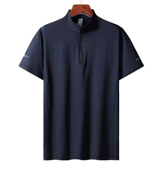 Vestuário de moda masculina, polo, golfe, manga curta, camisas secas rápidas