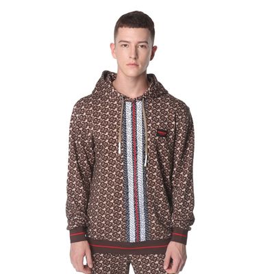 Poliéster / algodão Atlético Hoodie de grande porte Roupas de rua Pesos pesados